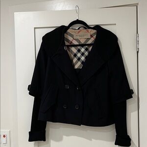 Burberry Black Wool Jacket for Women